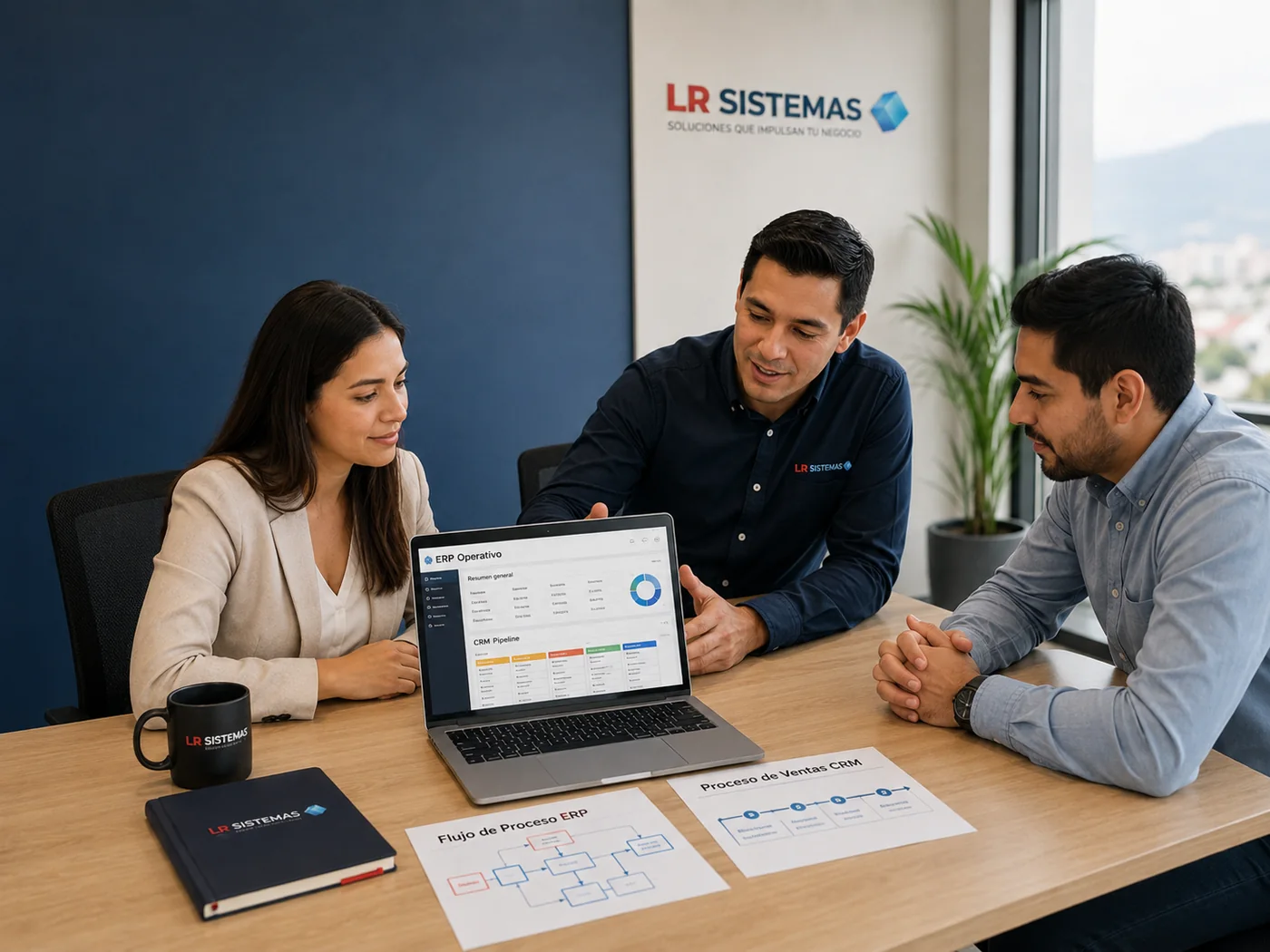 Consultoría de sistemas ERP y CRM con procesos empresariales